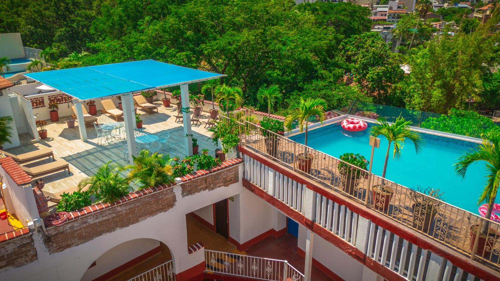 Hotel Encino Malecon Centro 푸에르토 발라타 외부 사진