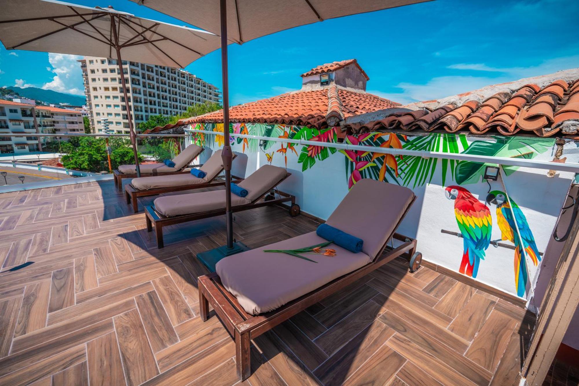 Hotel Encino Malecon Centro 푸에르토 발라타 외부 사진