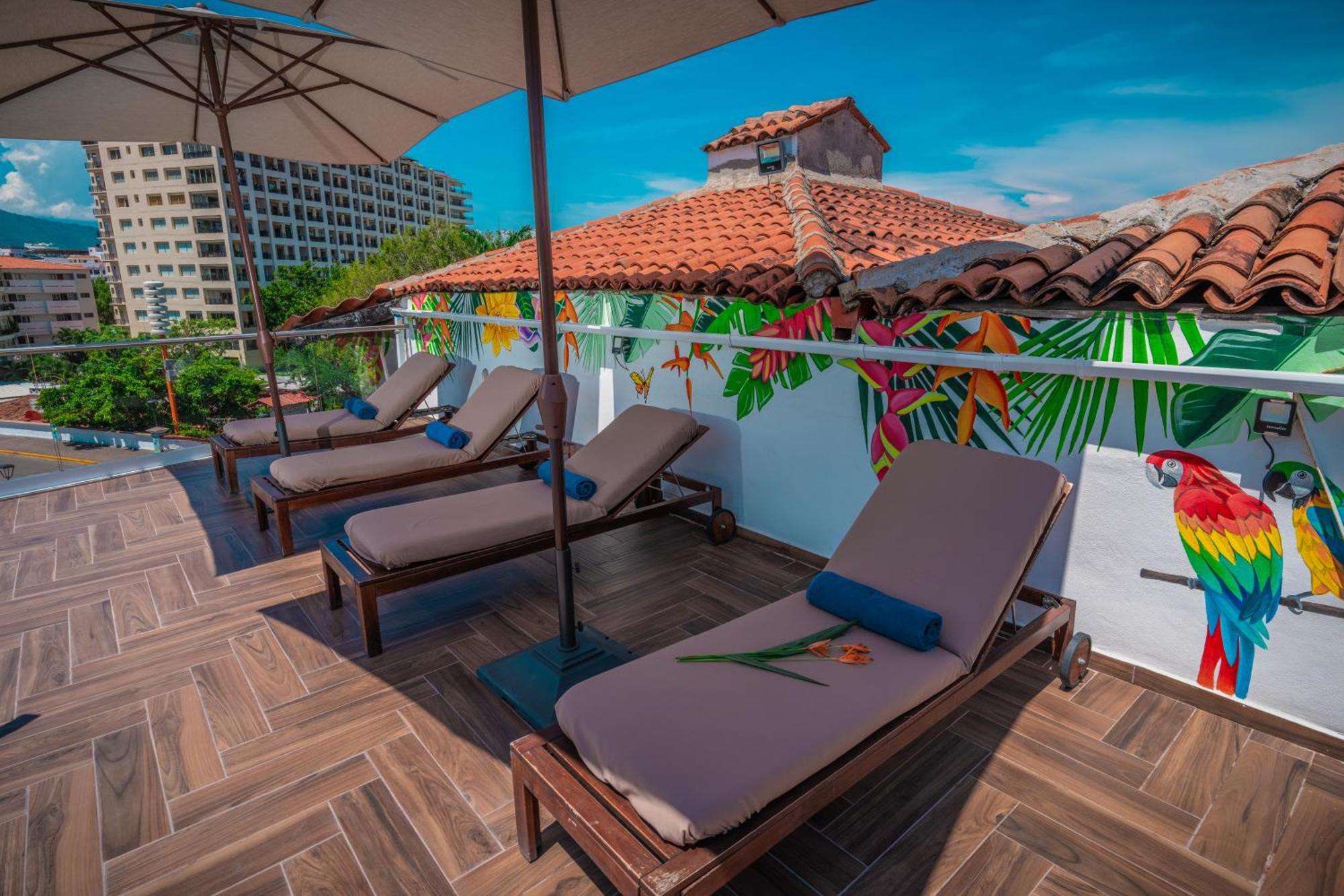Hotel Encino Malecon Centro 푸에르토 발라타 외부 사진